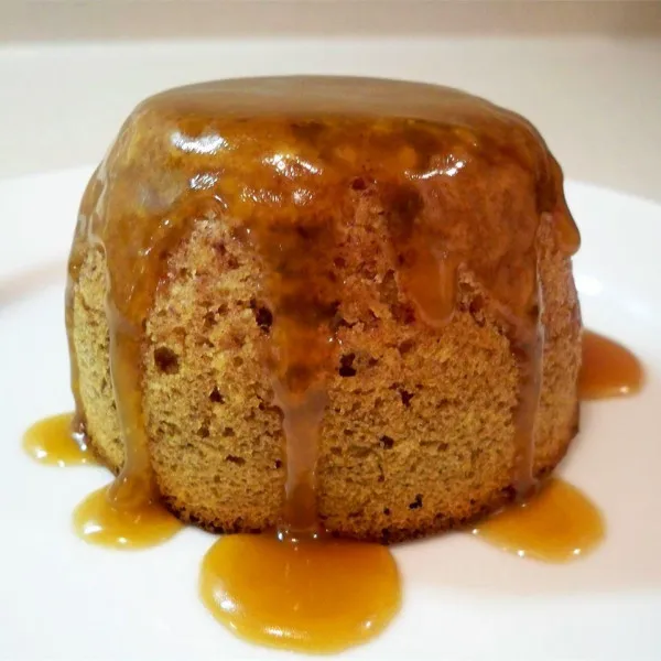 receta Gâteau au pouding au caramel collant