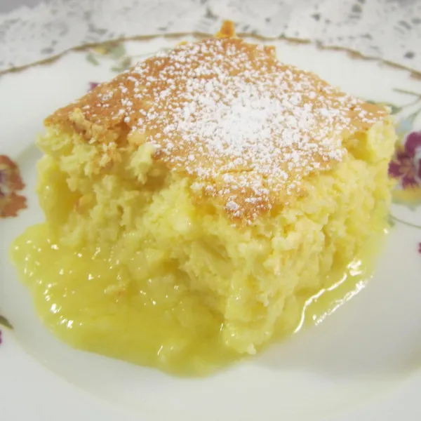 receta Gâteau au pouding à la crème de citron