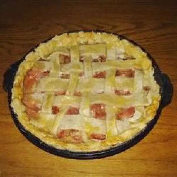 recette Tarte à la rhubarbe