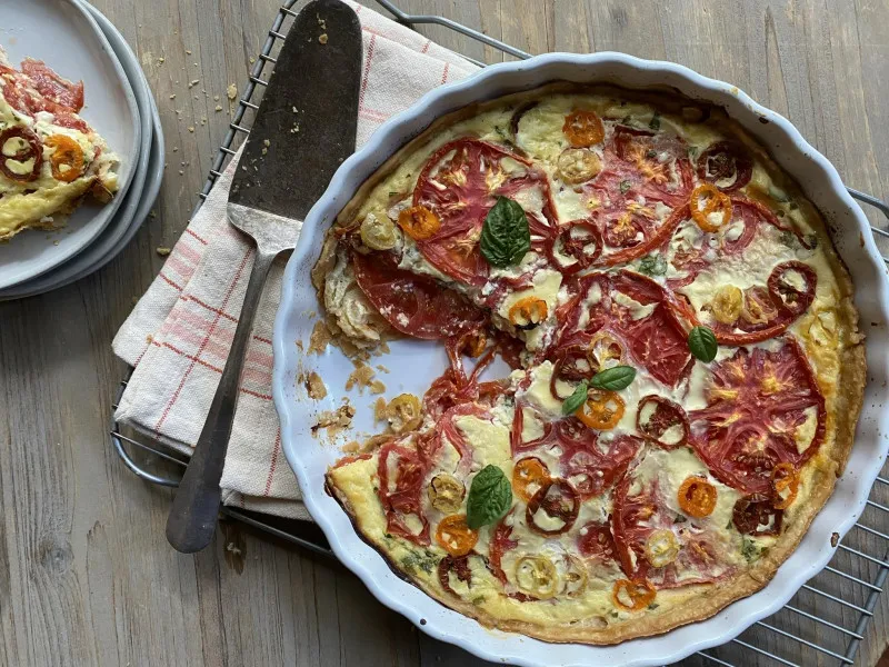 receta Pastel De Tomate Fácil