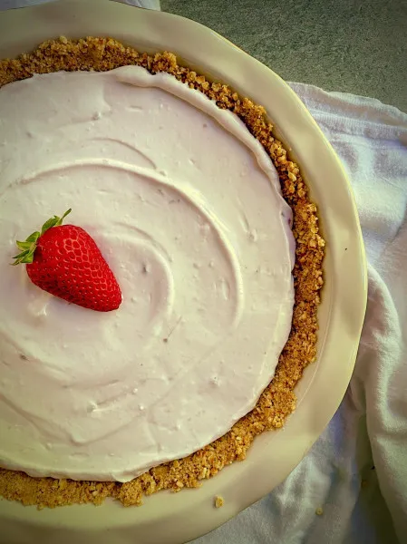 receta Gâteau au yogourt aux fraises I