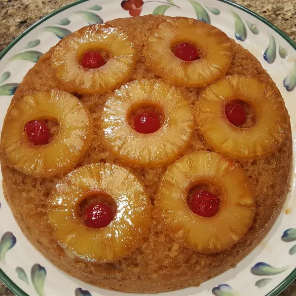 receta Gâteau renversé à l'ananas à l'ancienne