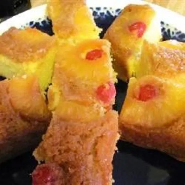 receta Gâteau renversé à l'ananas I