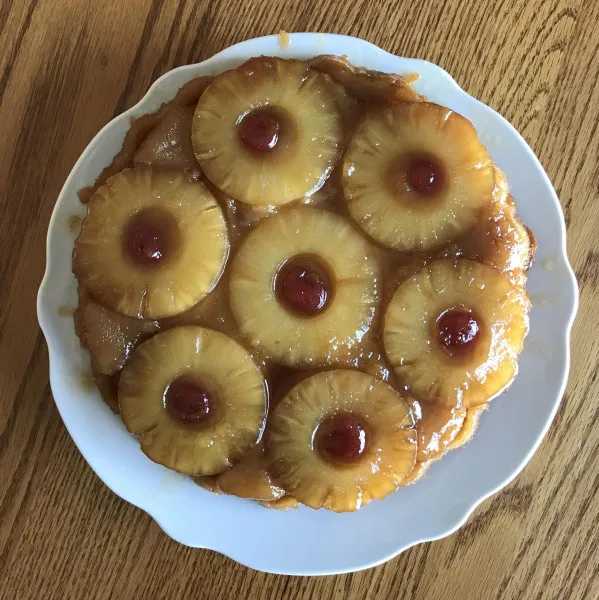 receta Gâteau renversé à l'ananas II