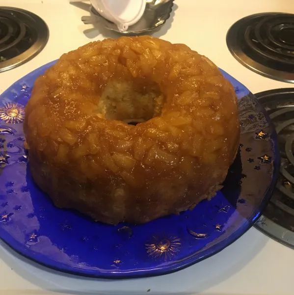 receta Gâteau renversé à l'ananas III