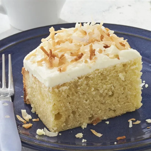 receta Gâteau triple à la noix de coco