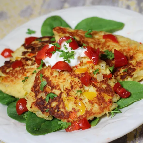 receta Pasteles Vegetarianos A La Plancha