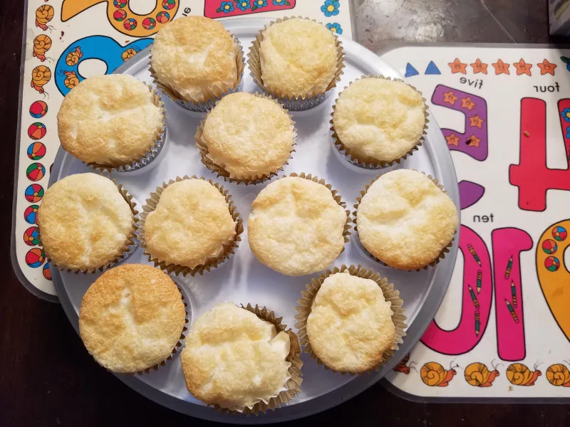 receta Pastelitos De Comida De ángel