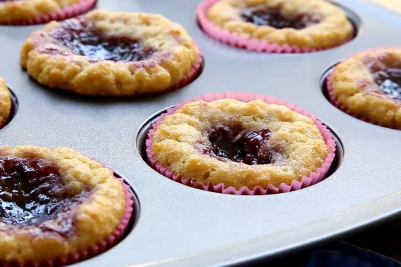 receta Cupcakes Paleo Jelly Donut