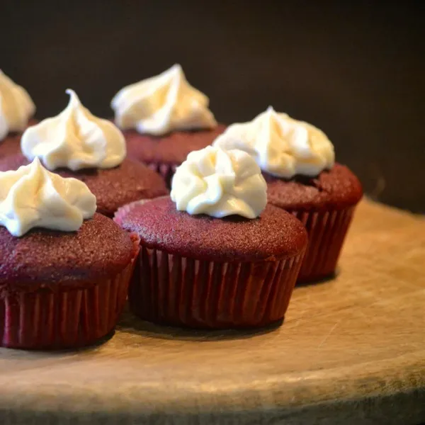 receta Cupcakes Red Velvet du chef John