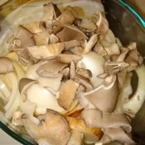 receta Pommes de terre et champignons grillés