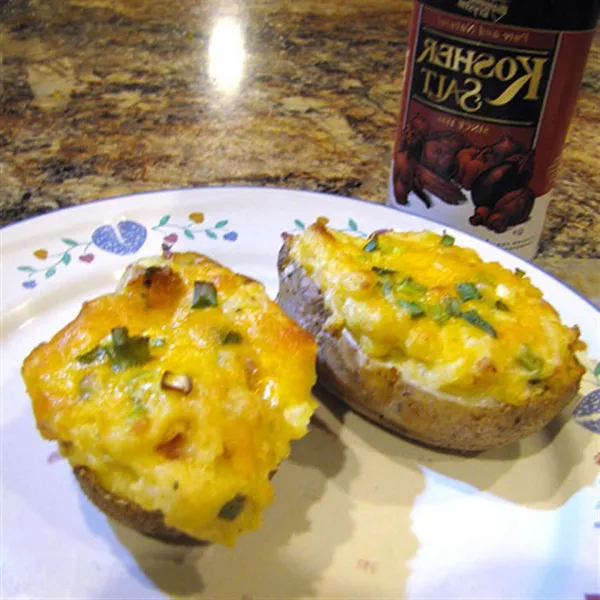 Przepis Spud's Twice Baked Potatoes