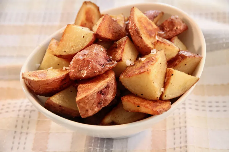receta Pommes de terre croustillantes au four