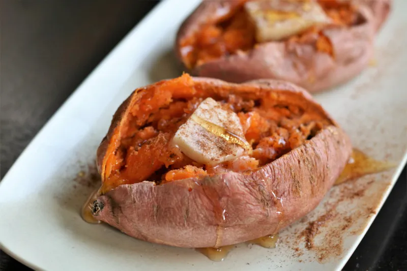 receta Patatas Dulces Al Horno En Microondas