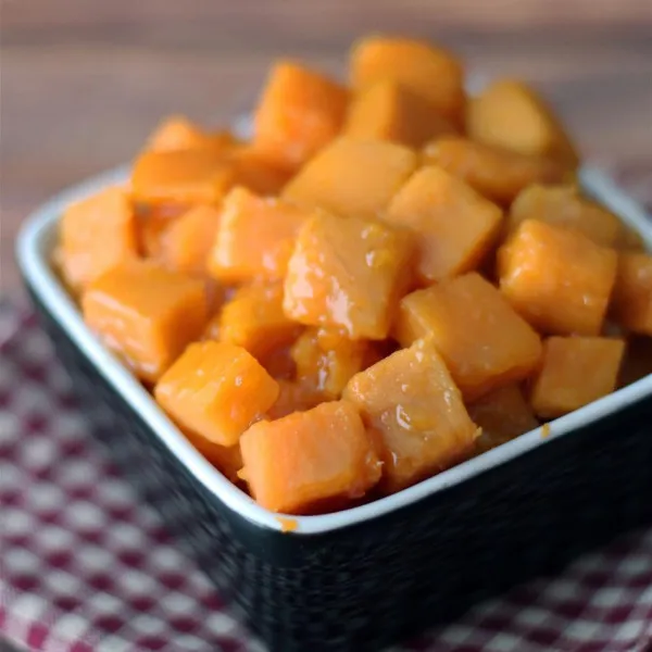 recette Patates douces glacées à l'orange