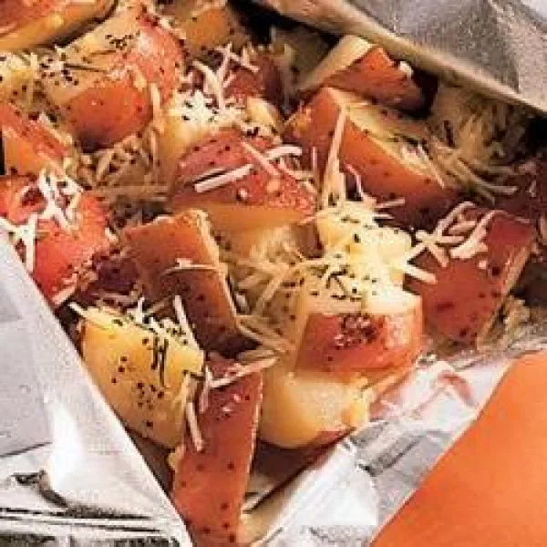 recette Pommes de terre parfaites à l'ail et au parmesan