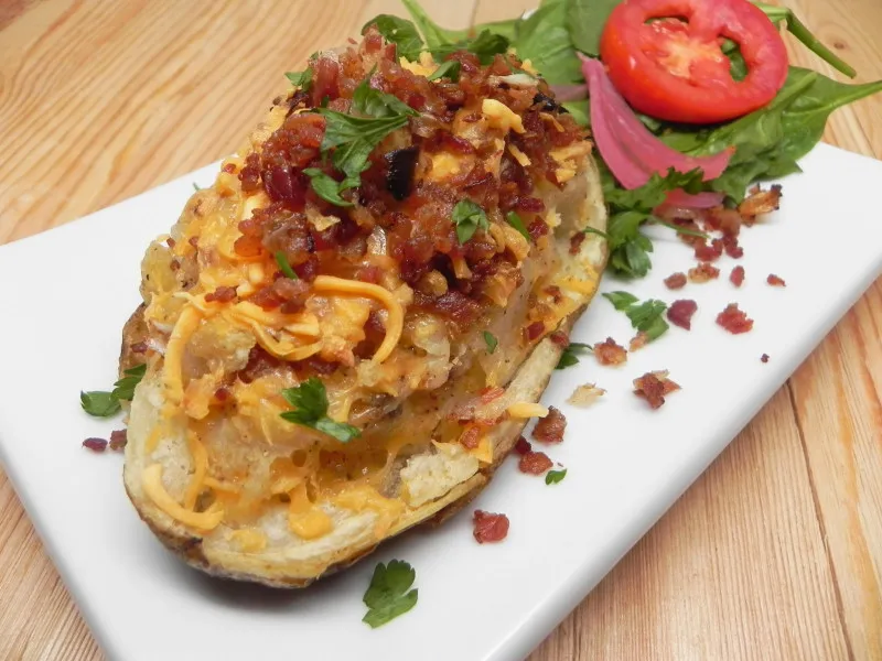 receta Pommes de terre farcies pour la friture à l'air