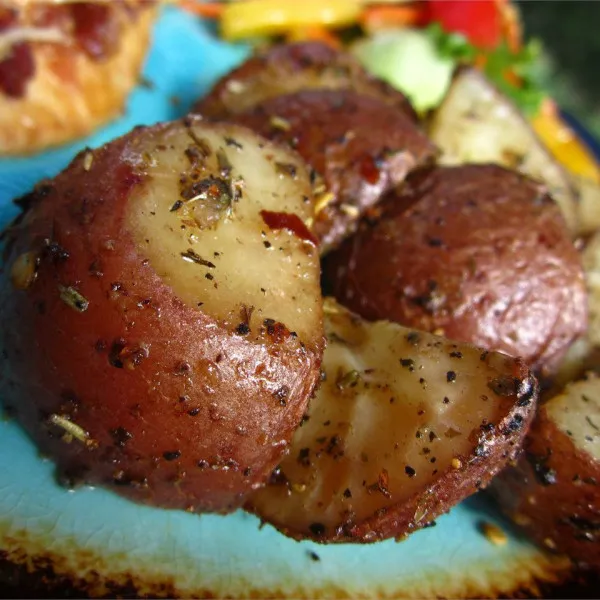 receta Patatas Rojas Asadas Al Horno