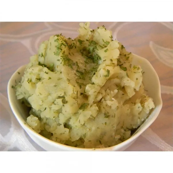 receta Pommes de terre vertes