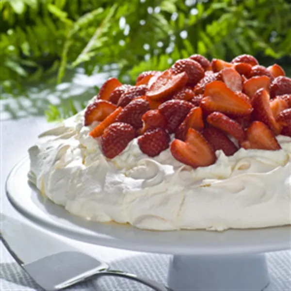 recetas Pavlova De Fresa