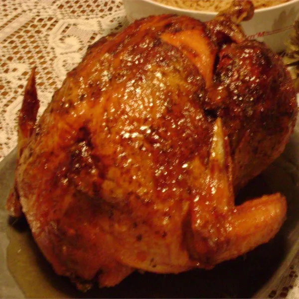 receta Pavo Glaseado Con Albaricoque De Ma Lipo Con Cebolla Asada Y Salsa De Chalota