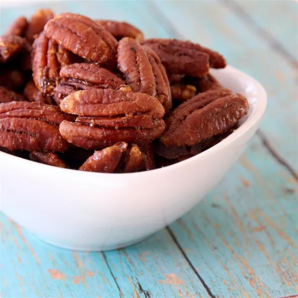 przepisy Candied Curry Pecans