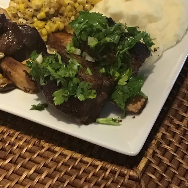 receta Poitrine d'agneau rôtie