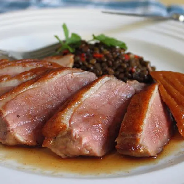 receta Magret de canard sous-cuit