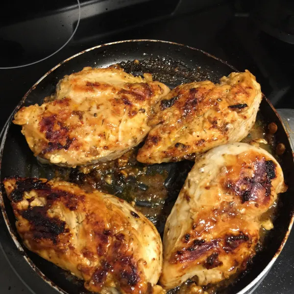 receta Poitrines de poulet crémeuses