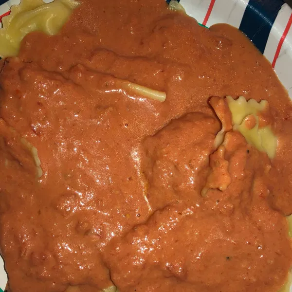 receta Penne à la sauce à la vodka rose