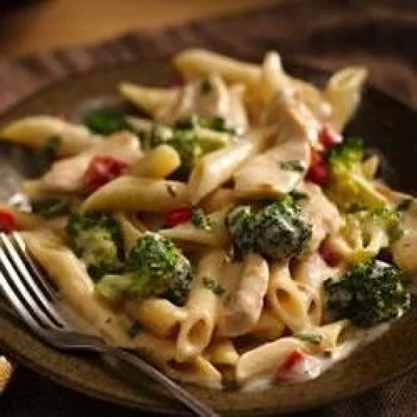 recetas Penne De Pollo Con Ajo Asado