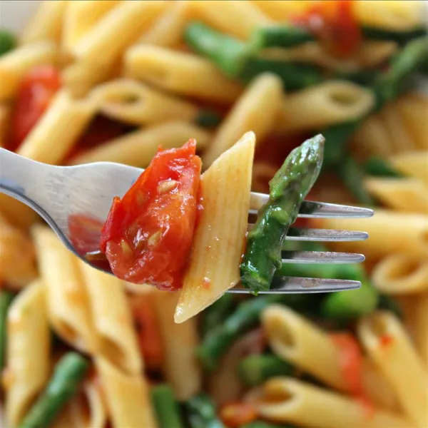 receta Penne Sin Gluten Con Verduras Salteadas