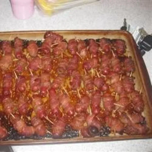 receta Hot-dogs enveloppés de bacon