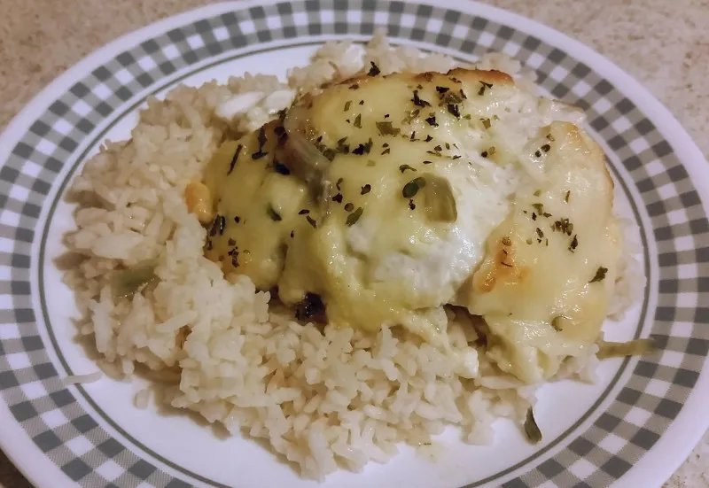 receta Poisson au Four avec Fromage