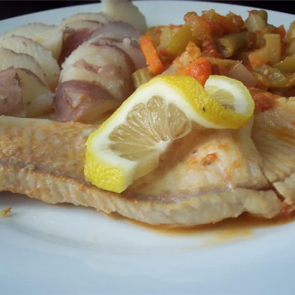 receta Pescado En Un Huerto