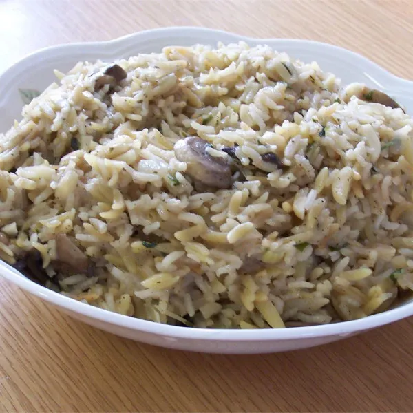 receta Pilaf De Avellanas Y Champiñones