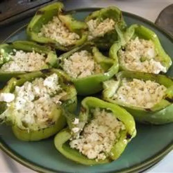 receta Pimientos Asados ​​con Queso De Cabra