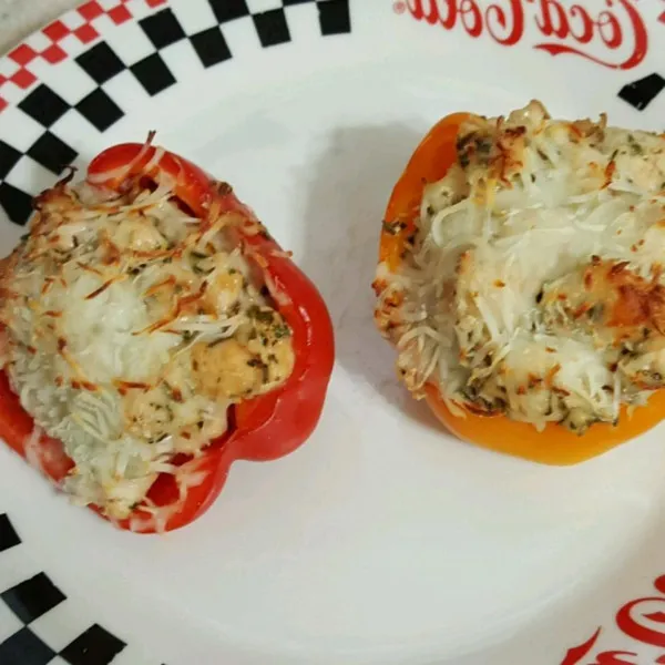 receta Pimientos Rellenos De Pollo De Dila