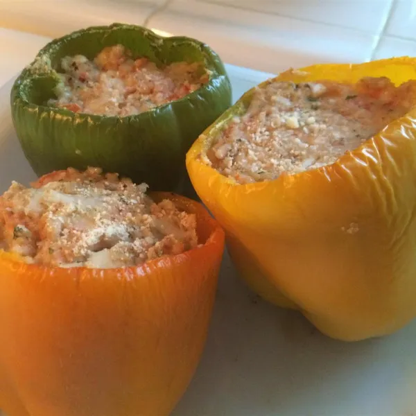 receta Pimientos Rellenos Vegetarianos