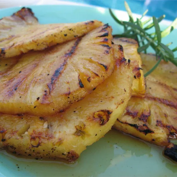 receta Ananas grillé