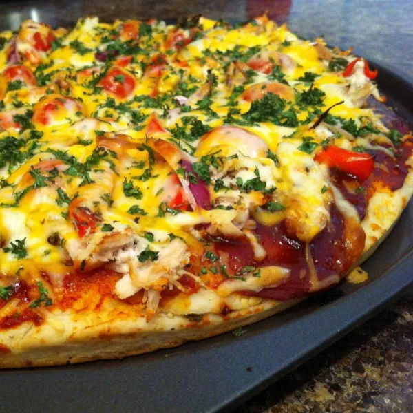 recetas Pizza A La Parrilla Con Pollo A La Barbacoa