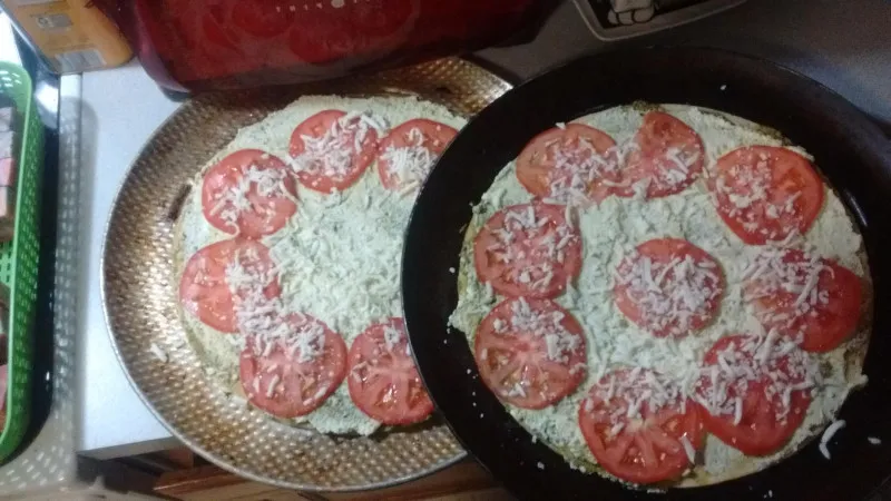 receta Pizza facile au pesto