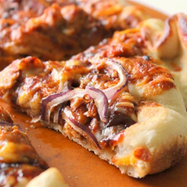 receta Pizza De Pollo A La Barbacoa Rápida Y Fácil