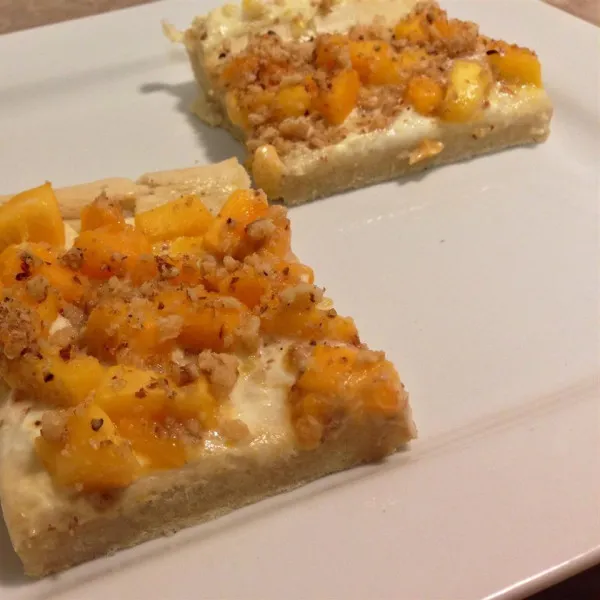 recetas Pizza De Queso Crema Y Mango