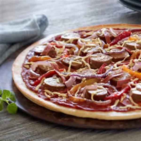 receta Pizza De Salchicha Con Salvia Y Manzana