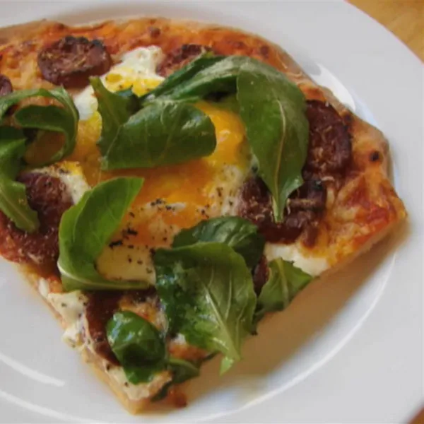 przepisy Chef John's Sausage & Egg Pizza