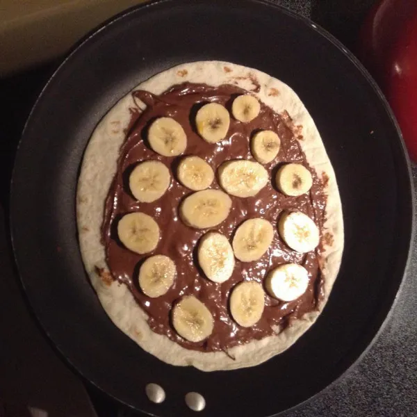 recepta Pizza Bananowa Nutella® Tortilla