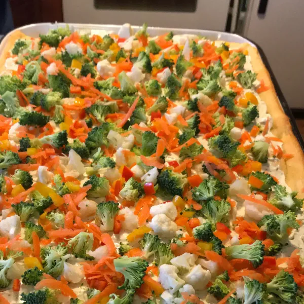receta Pizza Vegetariana