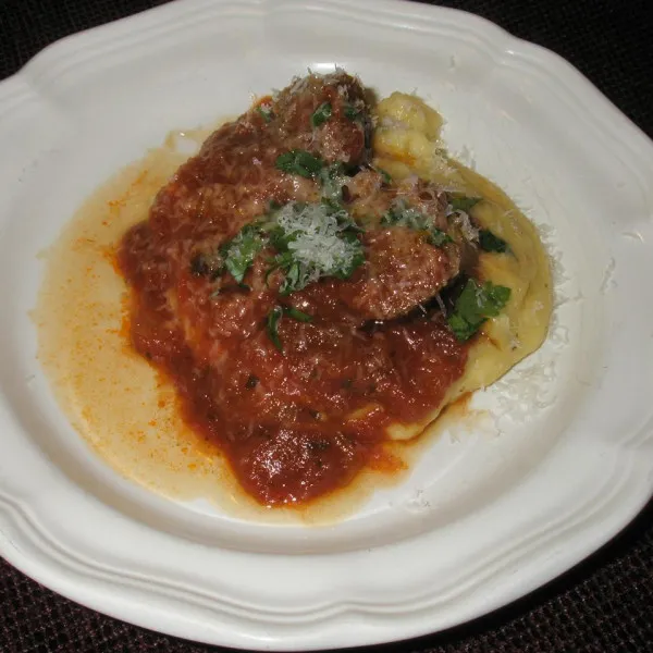 recetas Polenta Cremosa Con Ragú De Salchicha Arrabbiata