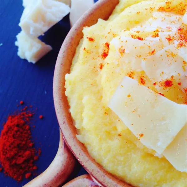 receta Polenta Cremosa De Parmesano